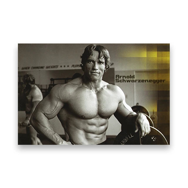 Dexter Jackson Poster Canvas Wall Art Print Mural Bodybuilder Darian Yates Decorative Painting for Home Gym Decor Gift Unframed