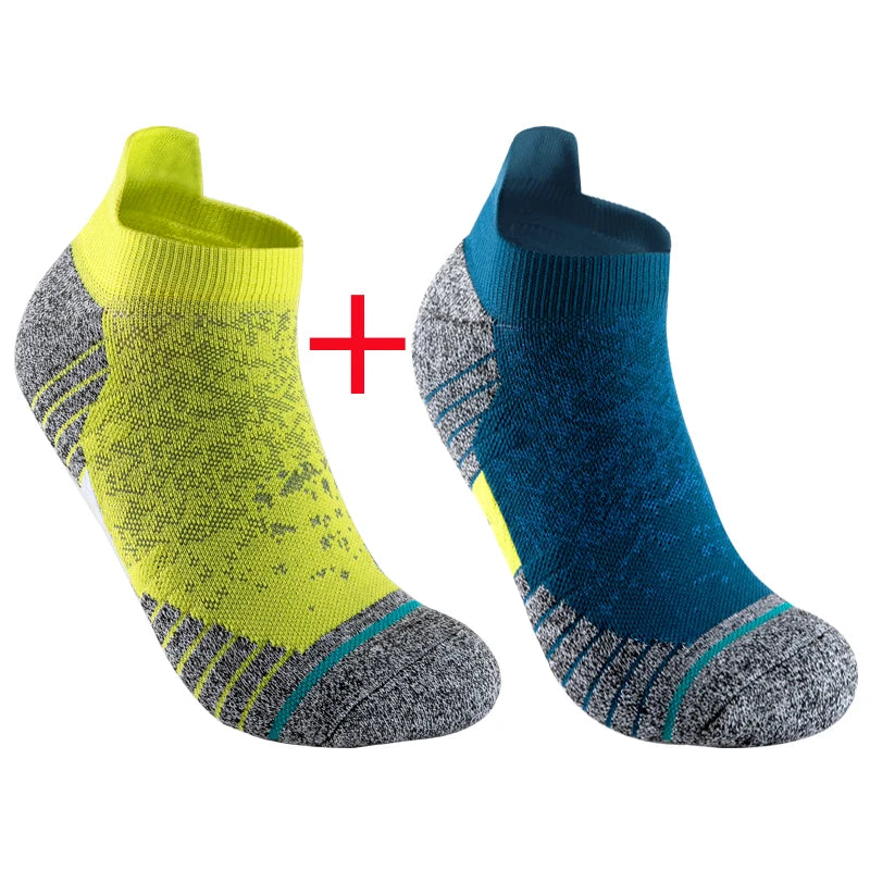 2 Pairs Bike Socks Men Nurse Compression Cycling For Women Mtb Guard Socks Stockings Sport Grip Barre Socks Invisible socks