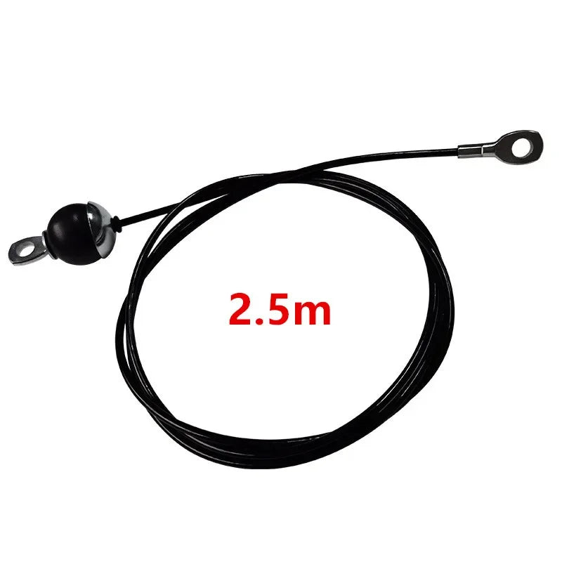 Adjustable Fitness Pulley Cable DIY Gym Wire Rope High Strength Steel Cable for Home Workout Strength Training Equipment