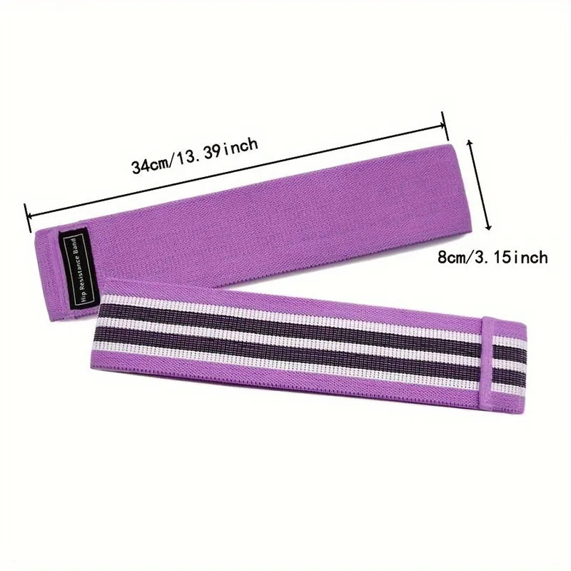 3Pcs Fabric Resistance Hip Booty Bands Glute Thigh Elastic Workout Squat Circle Stretch Fitness Strips Loops Yoga Gym Equipment