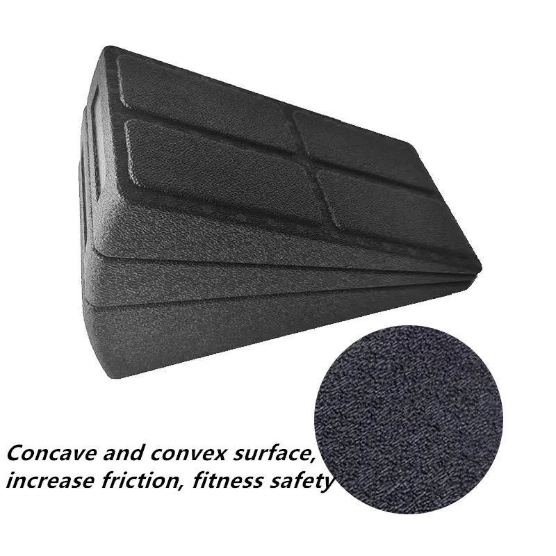 Squat Wedge Block Adjustable Non-Slip Squat Ramp Deadlift Wedge Calf Stretcher Slant Board Strength for Squat and Deadlift
