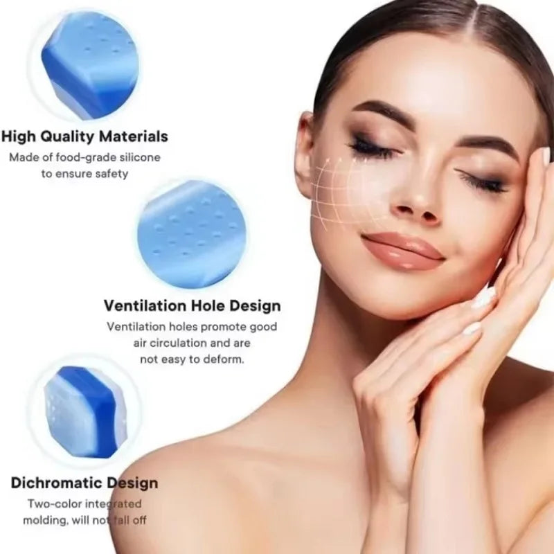 2Pcs Jaw Trainer 40/50/60Lb Adjustable Bite Force Jaw Exerciser Double Chin Eliminator Facial Chew Tool Anti Stress Face Shaping