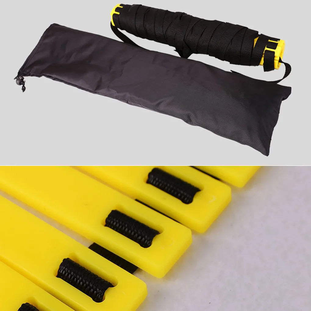 Sports Agility Ladder Football Adjustable Nylon Strap Jumping Ladder Speed Fitness Body Coordination Warm-Up Training Tool
