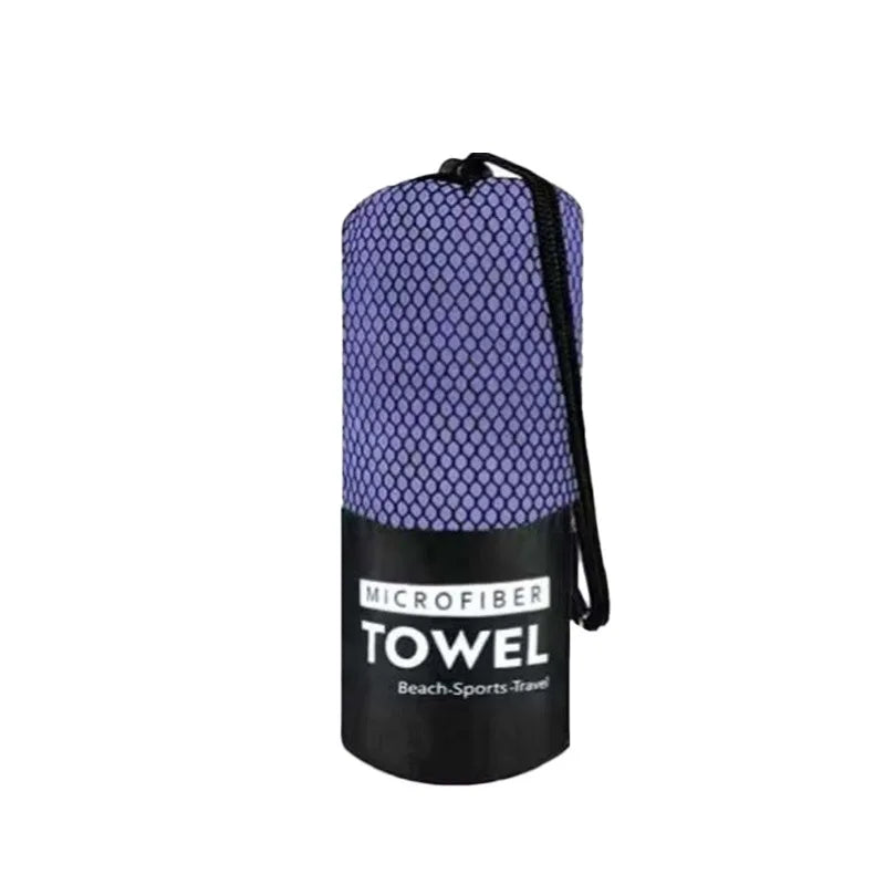 Microfiber Ice Cold Towel 6 Sizes  Quick Dry Super Absorbent Towel  Beach Gym Yoga Camping Travel Sports  Portable Storage Bag