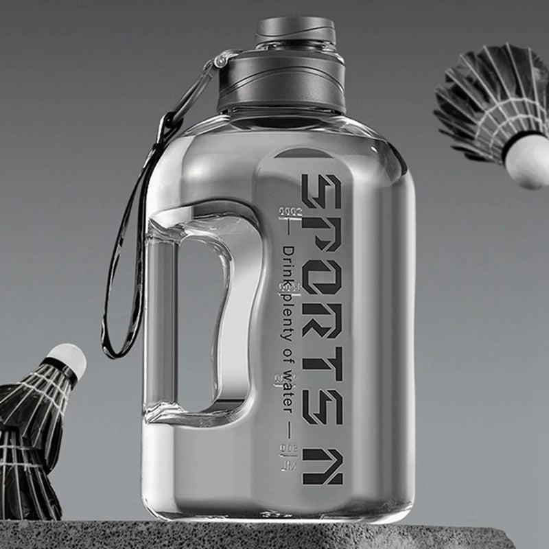 2.7/1.7LSport Water Bottle Super Large Capacity Accurate Calibration Water Kettle Fitness Gym Hiking Travel Leak Proof Water Jug