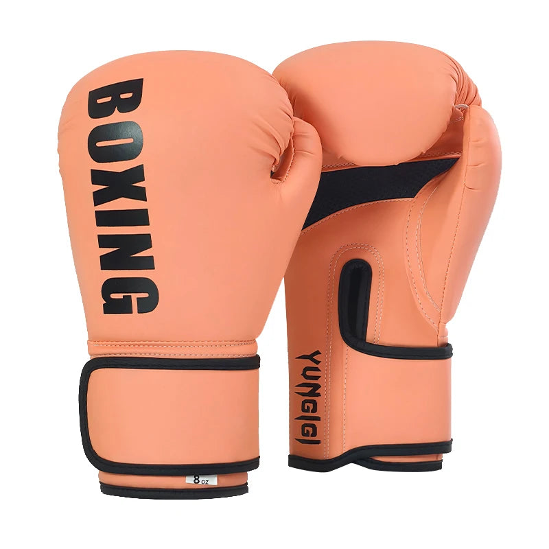 6/8/10/12oz Boxing Gloves PU Leather Boxing Gloves for Training Sparring Kickboxing Fighting Sports Heavy Bag Workouts