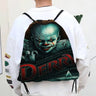 Horror Film I-It P-Pennywise Clown Drawstring Bags Sports Backpack Gym Sackpack Water Resistant String Bag For Cycling