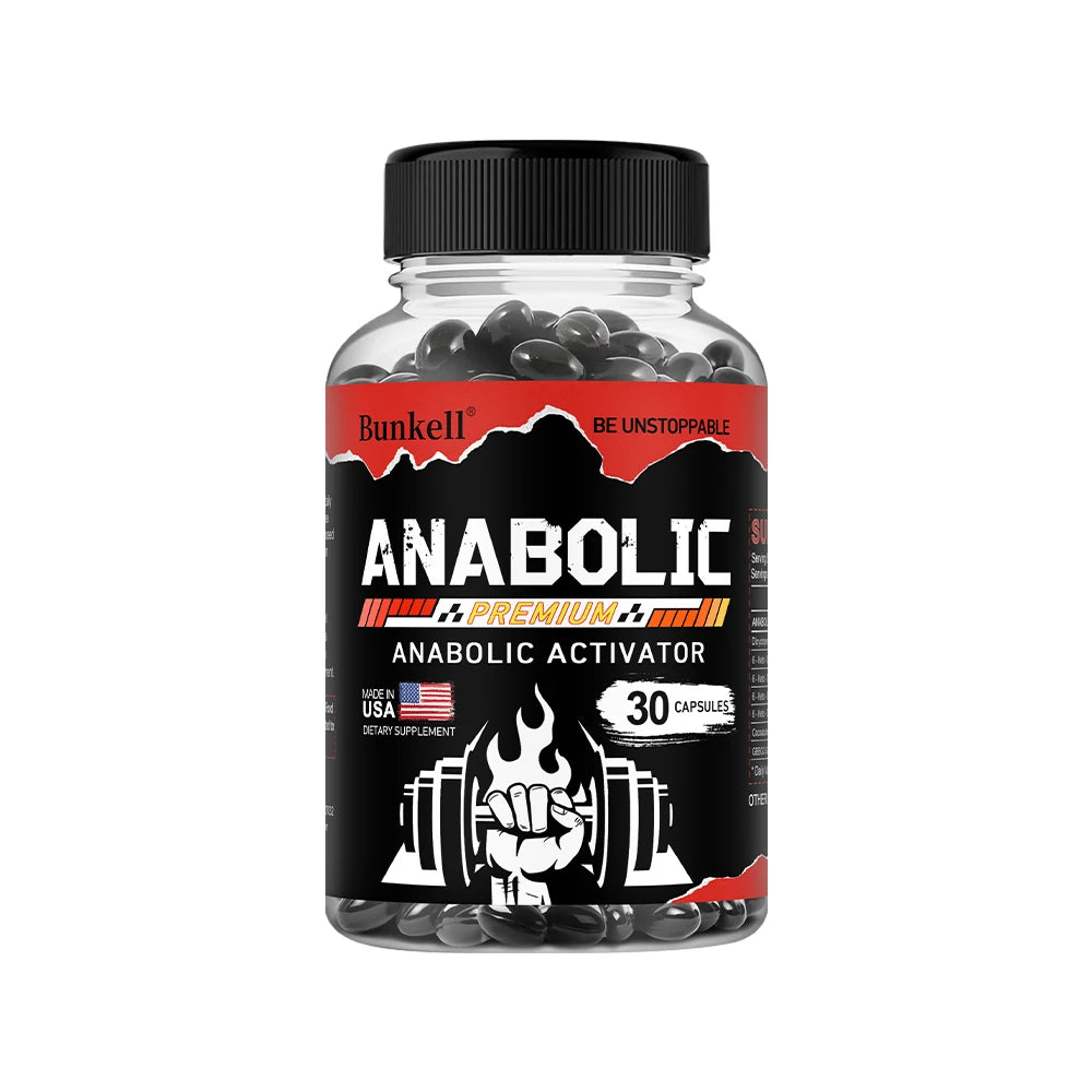Muscle Builder Capsules - Helps Increase Strength, Endurance, Protein Synthesis,Promotes Faster Muscle Growth, Abs, Energy