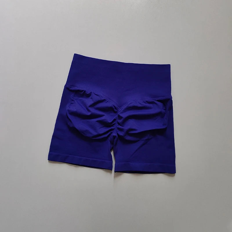 Peach Buttock Lifting Three-point Shorts Summer High Waisted Yoga Shorts Fashionable and Sexy Running Fitness Pants Solid Color