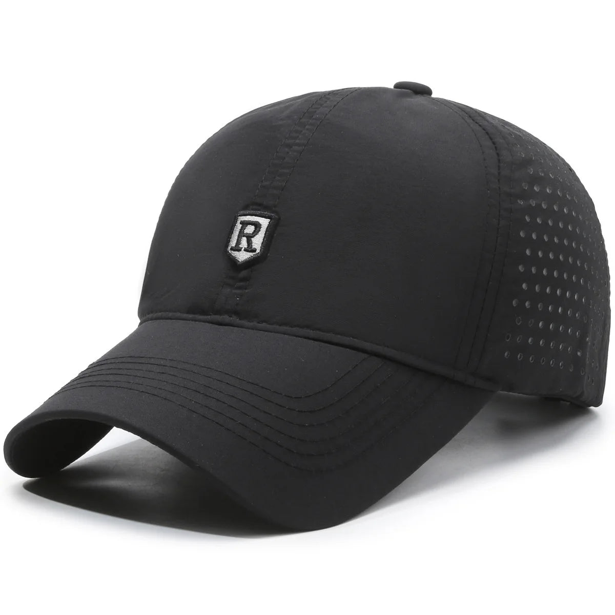 Breathable Quick-Dry Baseball Cap with Ventilation Holes, Unisex Outdoor Sports Sun Hat, Lightweight & UV Protection