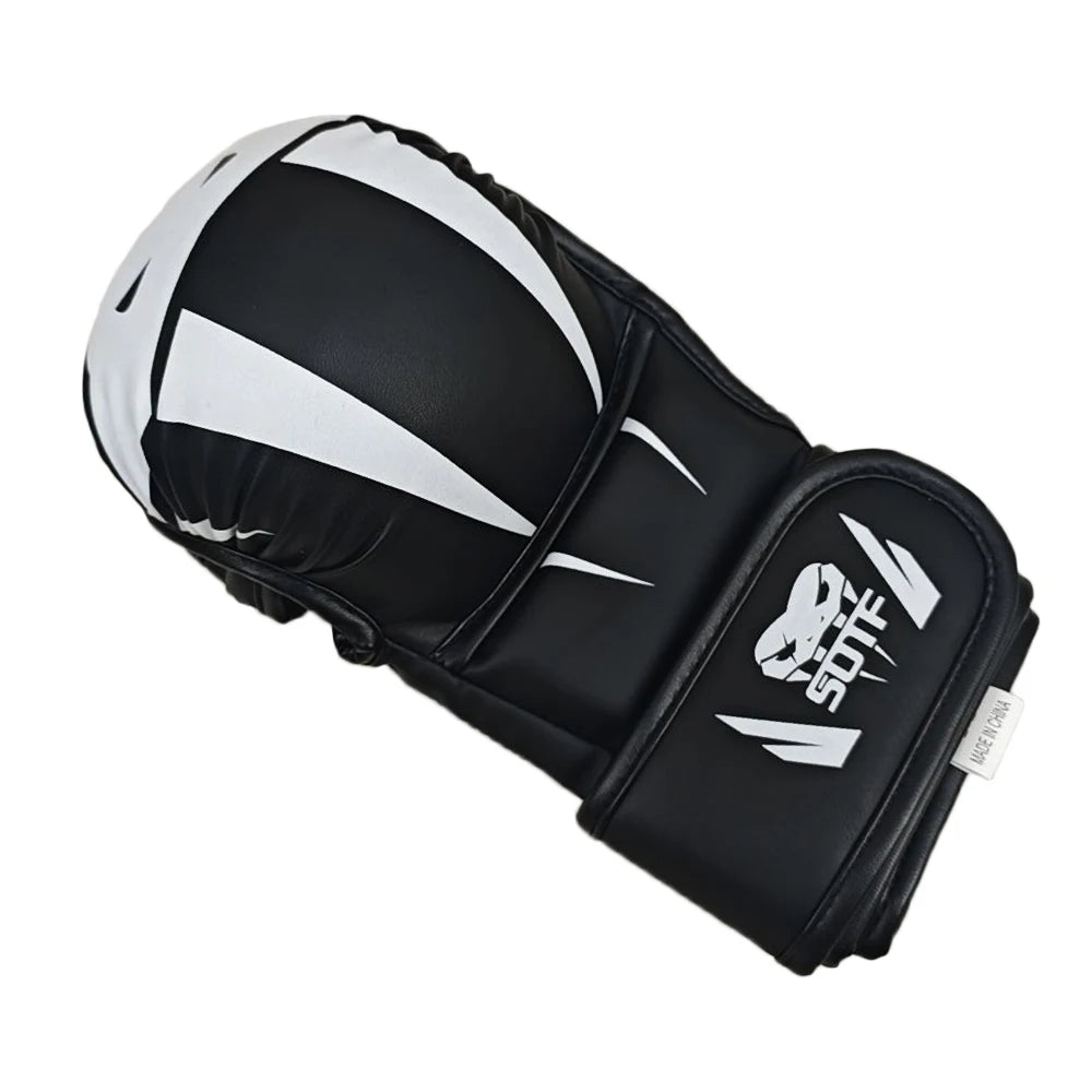 Professional MMA Boxing Gloves PU Leather MMA Fighting Martial Arts Boxing Gloves Karate Muay Thai Training Gloves Men's