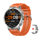 MEVADEN 1.85 inch Steel Smart Watch Men Bluetooth Call Smartwatch Sports Flashlight 1000mAh Health Monitor Watch for Male MD60