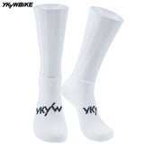 YKYWBIKE Bold Stripe Cycling Socks Aerodynamic Unisex Road Bike Socks Bicycle Socks Anti-Slip Sports Outdoors Running Socks