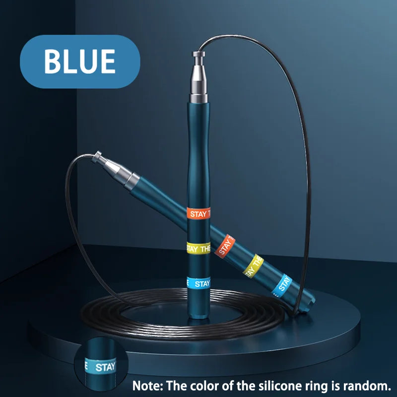 Aluminum Alloy Steel Wire Metal Handle Student Adult Fitness Fat Burning Racing Training Competition Skipping Rope