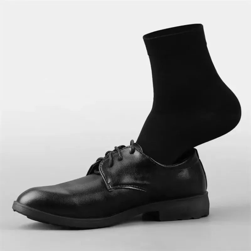 30Pairs/ Men's Socks Business Black Mid Tube Socks Soft Men's Polyester Cotton Socks Breathable Summer Autumn Gift Men's Socks