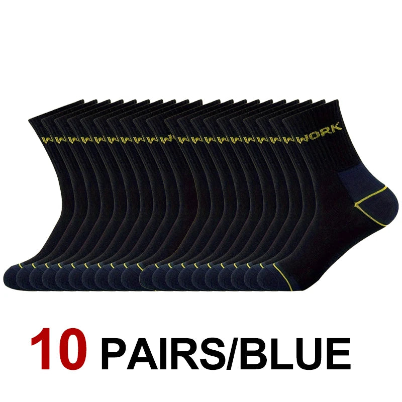 10/30 Pairs Neutral Solid Color Round Neck Socks Spring Summer Sweat Absorbing Breathable Comfortable All-season Sports Socks