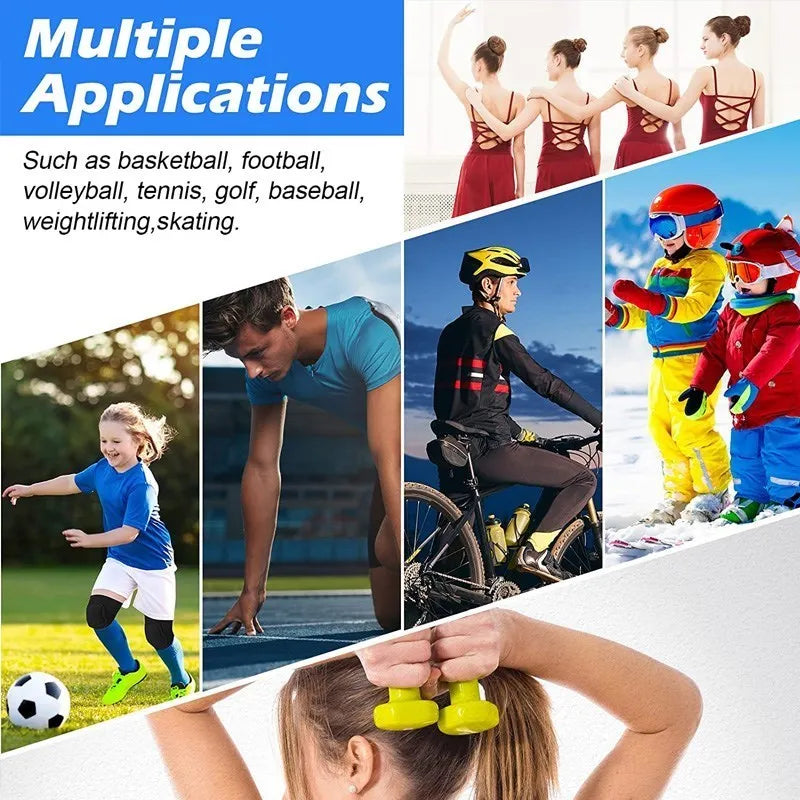 WOSWEIR-Dancing Knee Pads for Volleyball Yoga Women Kids Men Patella Brace Support EVA Kneepad Fitness Protector Work Gear