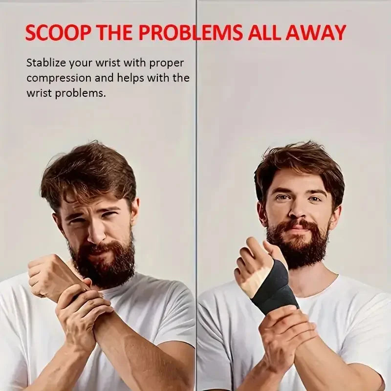 Hand Carpal Tunnel Brace Fitness Suitable Both Right Left Hand Adjustable Wrist Brace Perfect for Women & Men Support Wrap Strap