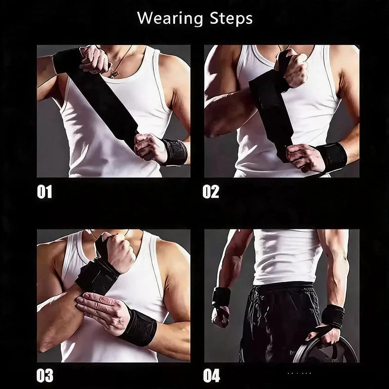 Flexible Wrist Wraps for Weightlifting Protection,Powerlifting Wristbands,3mm Thickness Nylon Wrist Support, Padded Thumb Bracer