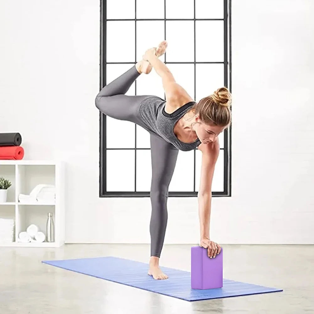2-5PCS EVA Yoga Block Yoga Building Blocks Moisture-Proof High Density Yoga Blocks Body Shaping Yoga Blocks Yoga Supplies