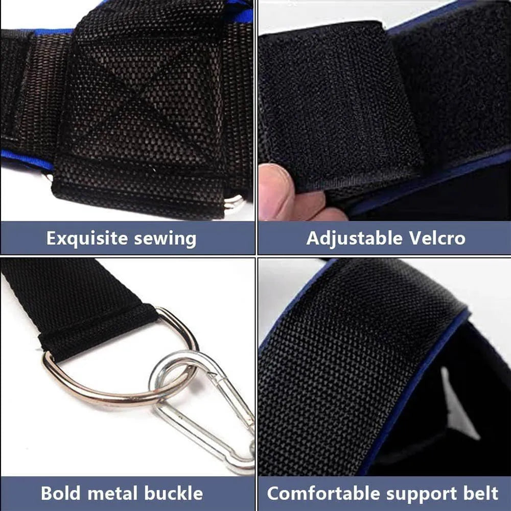 Fitness Neck Head Harness Neck Training Weight Lifting Strength Trainer With Adjustable Long Steel Chain Neck Strength Exerciser