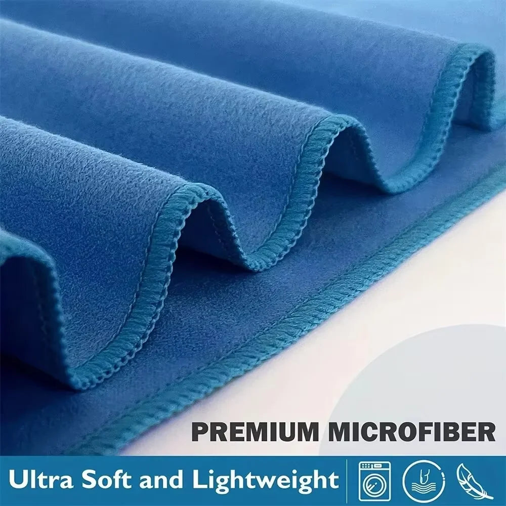 New Luxurious Large Microfiber Bath Towel，Super Absorbent, Quick-Drying Soft Bathroom Beach Yoga Gym Sports Towel