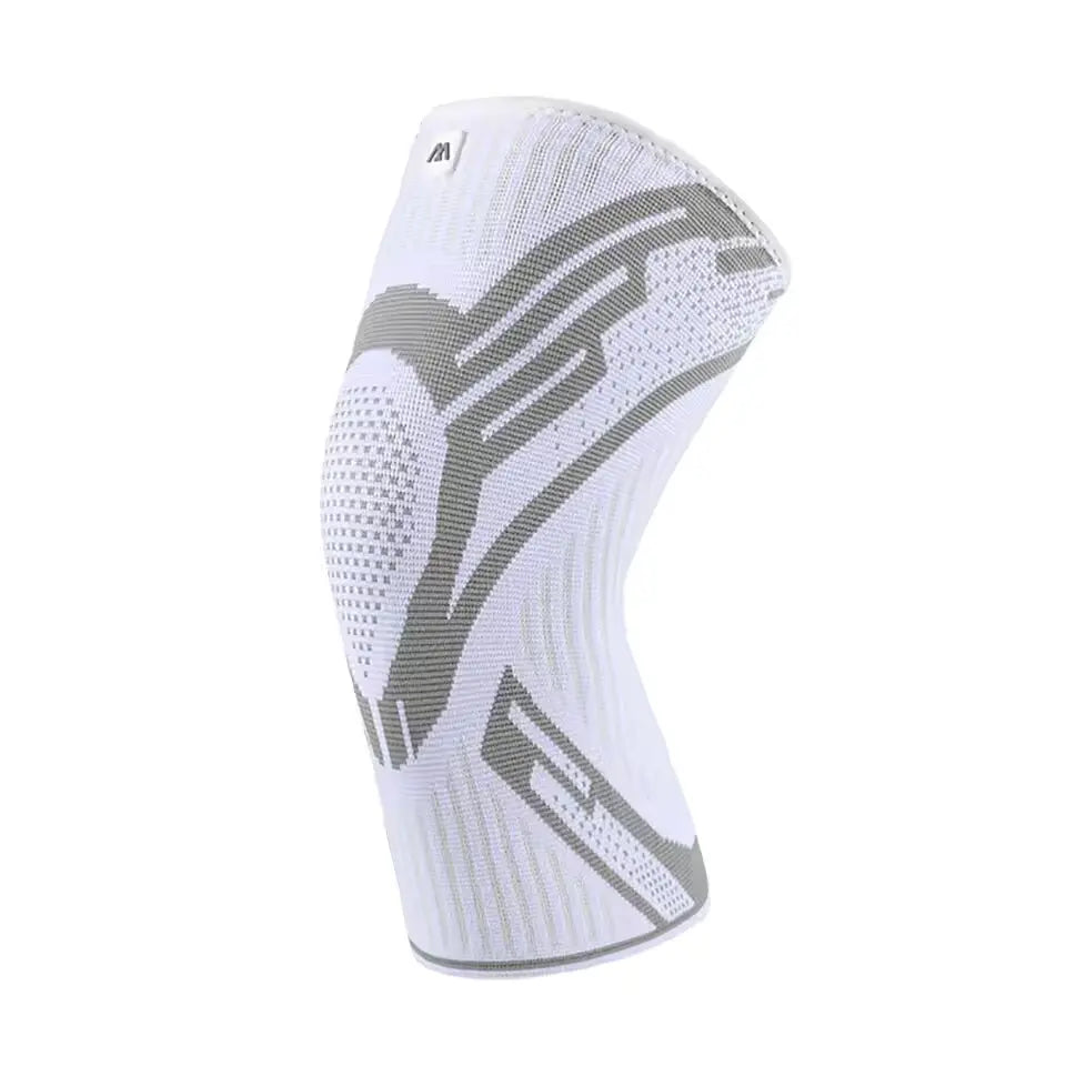 1 Pc Compression Knee Support Sleeve Elastic Breathable Knee Pads Brace Springs Gym Sports Protector Basketball Volleyball Run