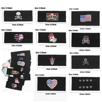 Unisex Punk Girl Skull Out Eyelets Wide Elastic Headband Halloween Rock Steampunk for Sport Women Men Headbands Hair Accessories