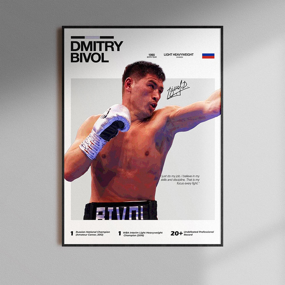 Alvarez Inoue Usyk Poster Famous Boxing Wall Print Legends Fighting Poster UFC Canvas Painting Decor Gym Home Mural Cuadros