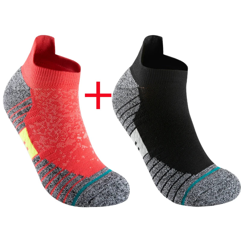 2 Pairs Bike Socks Men Nurse Compression Cycling For Women Mtb Guard Socks Stockings Sport Grip Barre Socks Invisible socks