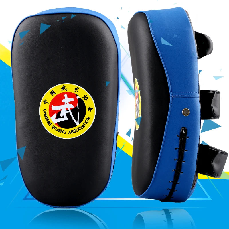 MMA Curve Pads Muay Thai TKD Punching Mitts PU Leather Sanda Taekwondo Kickboxing Boxing Hand Foot Square Arc Target 1 Piece
