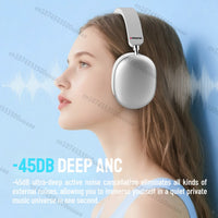 Monster AH100 ANC Over-Ear Headphone Bluetooth 6.0 -45dB Active Noise Cancelling Earphones Hifi Stereo Wire/Wireless Headset