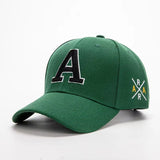 1 Summer Men's Embroidered A Letter Multi Color Duck Tongue Hat Outdoor Sports Baseball Hat
