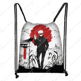 Anime Jujutsu Kaisen Backpacks Gojo Satoru Yuji Itadori Drawstring Bag Harajuku Large Capacity Storage Bags Outdoor Shoulder Bag