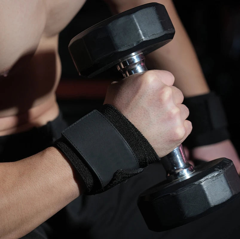 Black Soft Wrist Wrap for Weight Lifting,Wrist Support for Powerlifting,Wrist Straps,Gym Cross Training,Sports Safety
