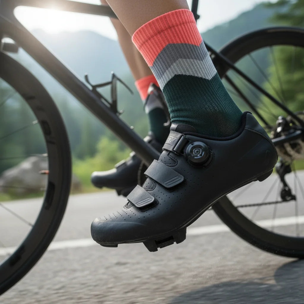 GKRQ 10 pairs  Professional Cycling Socks Breathable Road Bicycle Socks Men Women Outdoor Sports Racing e Compression Cycling Fo
