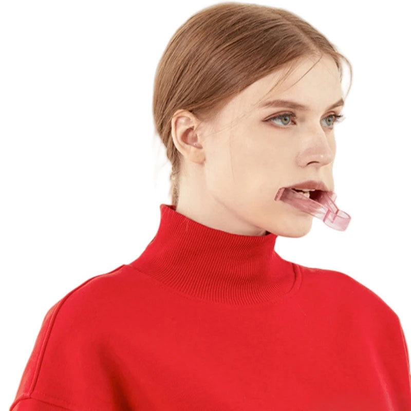 1/2/3/4pcs Jaw Chewing Trainer V-Shaped Oral Muscle Firming Chin Exerciser Face Muscle Trainer Improvement Lower Jaw Oral Muscle