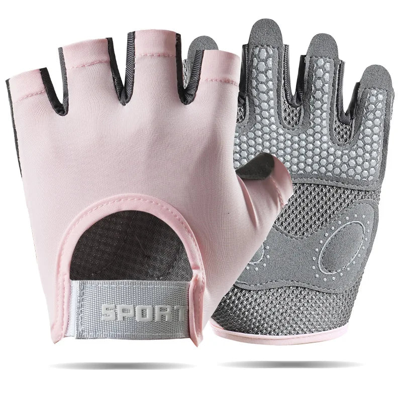 AOLIKES Breathable Cycling Gloves Workout Gym Gloves for Men Women Weight Lifting Fingerless Gloves Training Exercise Fitness