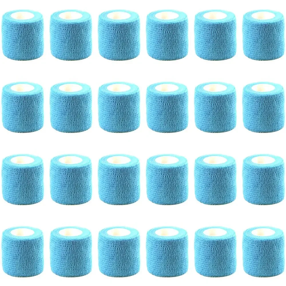 Wholesale 24 rolls Bandage Cohesive Bandage Self Adhesive Self Adherent Wrap for People & Pets  Wrap Breathable Athletic Elastic