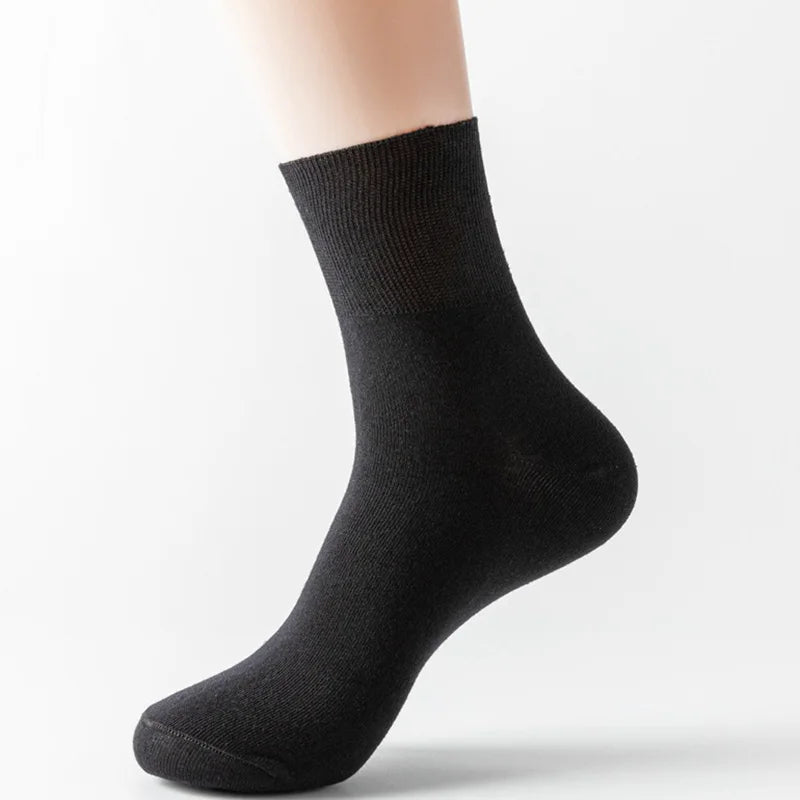 5 Paris Diabetic Socks Women Prevent Varicose Veins Socks Men Diabetics Hypertensive Patients Cotton Material Extra Size48,49,50