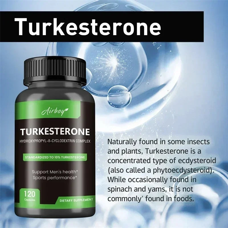 Turkesterone Supplement - Increase Endurance, Promote Muscle Growth and Recovery, Improve Athletic Performance, Enhance Energy