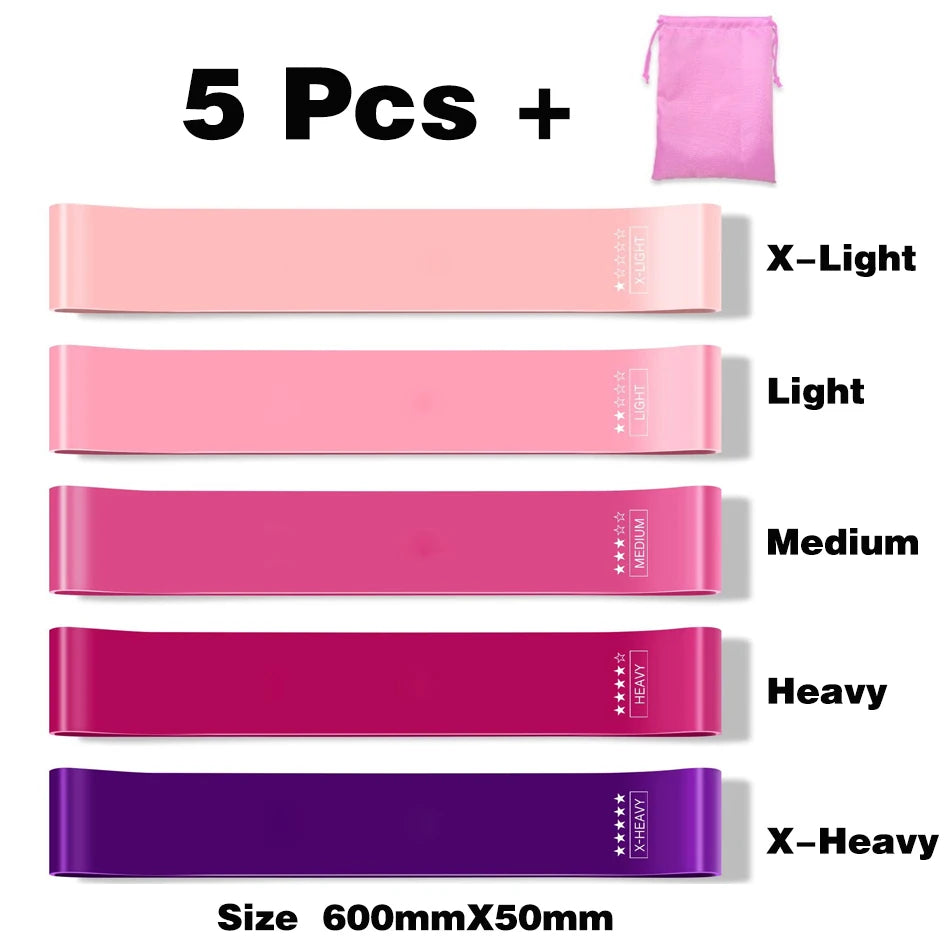 WOSWEIR-Training Resistance Bands Yoga Gym Fitness Gum Pull Up Assist Rubber Band Crossfit Exercise Home Workout Equipment