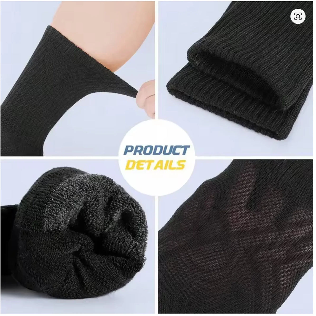 Men's Running Socks 10/30 Pairs Soft Comfortable Summer Sweat Wicking Breathable Basketball Sports Socks for Active Lifestyle