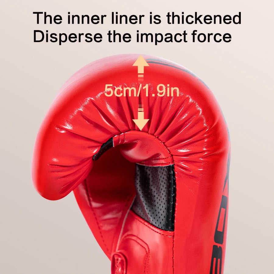 4/6/8/10oz Kids Women/Men Boxing Gloves Sanda Sparring Muay Thai MMA Karate Punch Training Mitts Kickboxing Boxe De Luva DEO