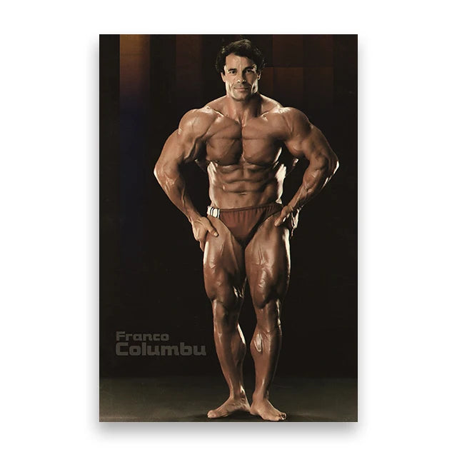Dexter Jackson Poster Canvas Wall Art Print Mural Bodybuilder Darian Yates Decorative Painting for Home Gym Decor Gift Unframed