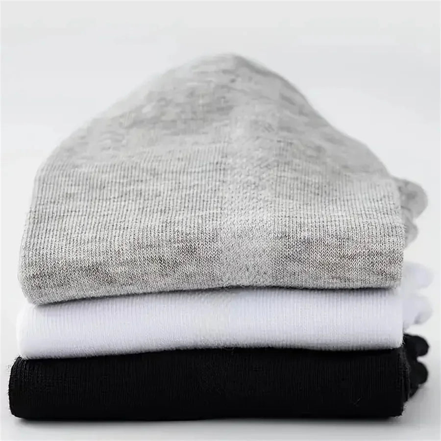 Unisex 40/20/10 Pairs of Solid Color Socks, Soft and Lightweight Ankle Socks, Women's Casual Boat Socks, Low Cut Ankle Socks