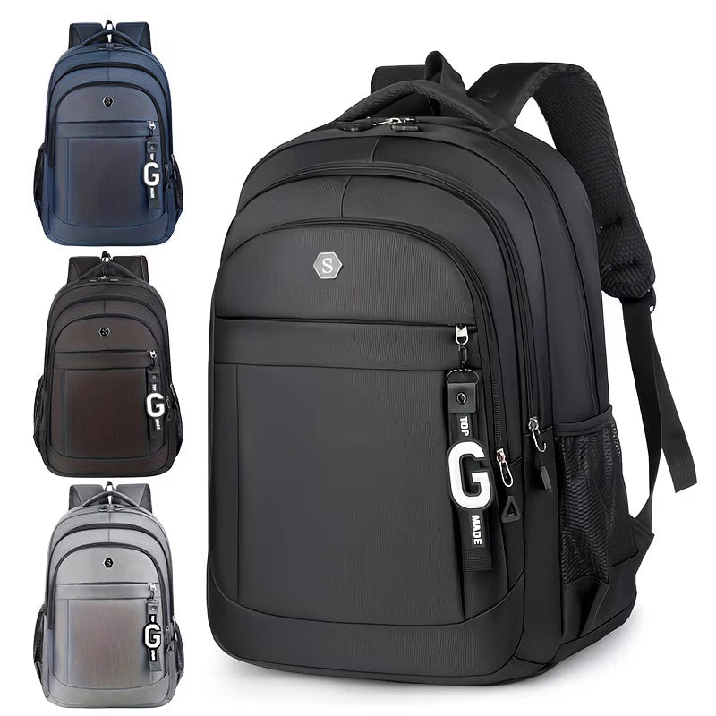 Daily Wear Anti-theft Laptop Backpack Spacious Multi-pocket Design, Water-proof Daypack Suitable for Businessmen & Students
