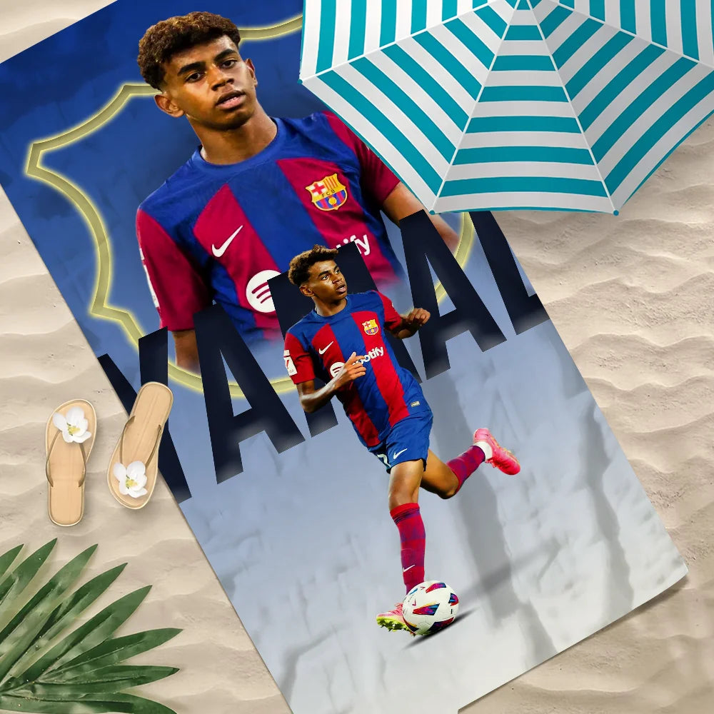 Towel Cool For Travel Gym Shower L-Lamine Football Star Camping Y-Yamal Quick Dry Sports Large Beach Towels Soft Pool Gift
