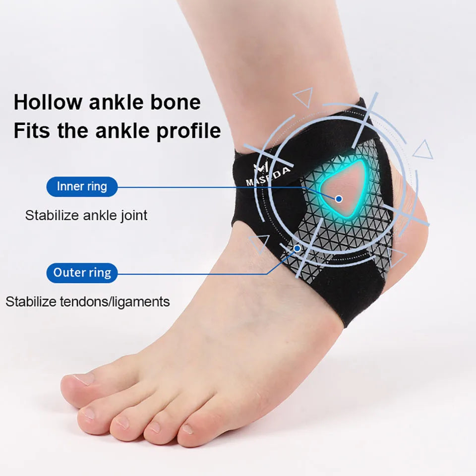 1/2Pcs Ultra-thin Ankle Braces Ankle Bone Wear Ligament Strain Prevent Ankle Sprains Fixator Ankle Joint Protective Cover Unisex