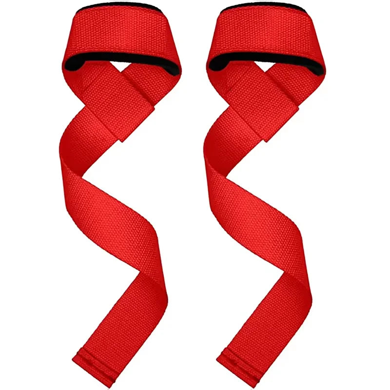 2PCS Weightlifting Straps Lifting Wrist Straps Strength Training Deadlifts Crossfit Hand Grips Wrist Support